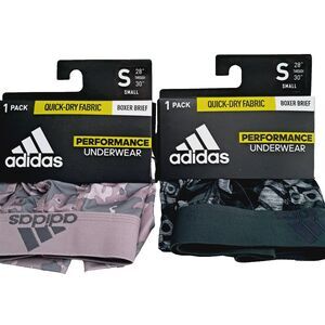 Adidas Men's Boxers Briefs Underwear Quick Dry Fabric Camo Logo Small 28-30
